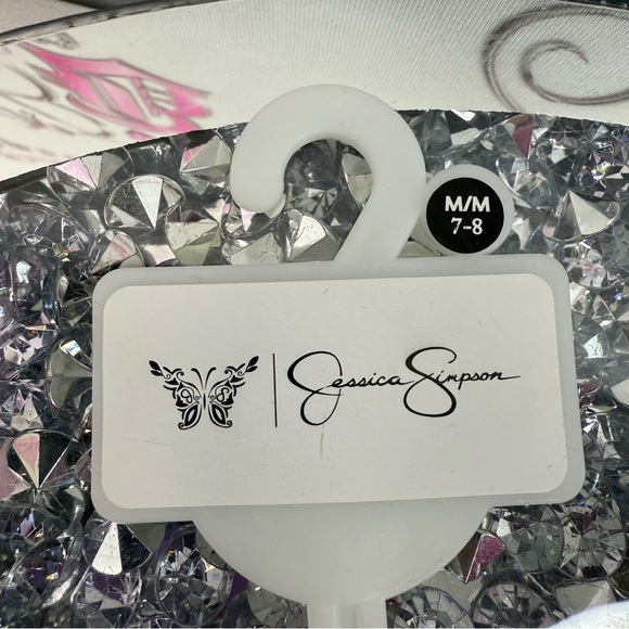 Jessica Simpson slippers furry fuzzy faux fur neon Vibrant Pink Fuzzy Slippers - Picture 7 of 11